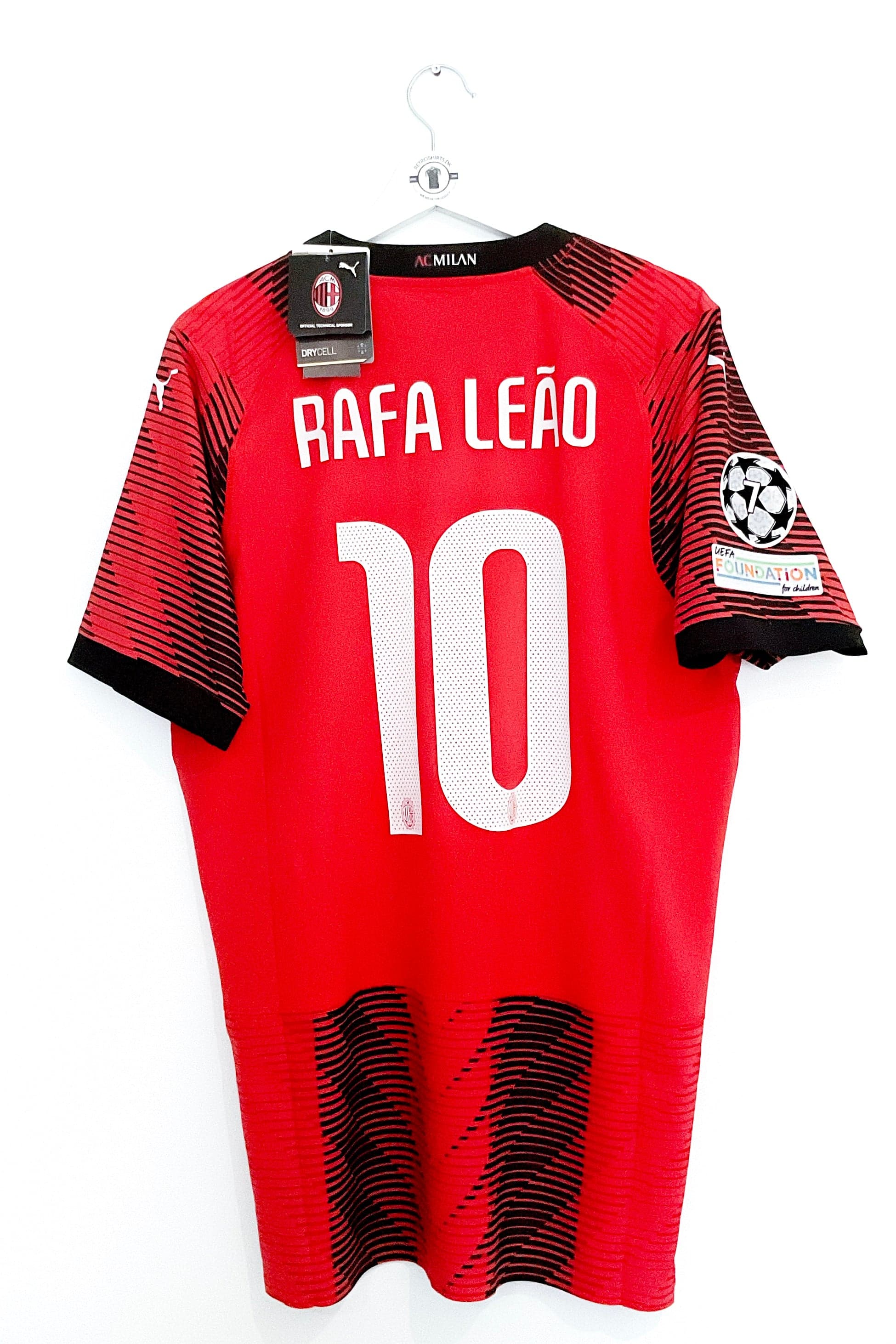 AC Milan 2023/2024 Hjemmebane Rafa Leao 10 Authentic