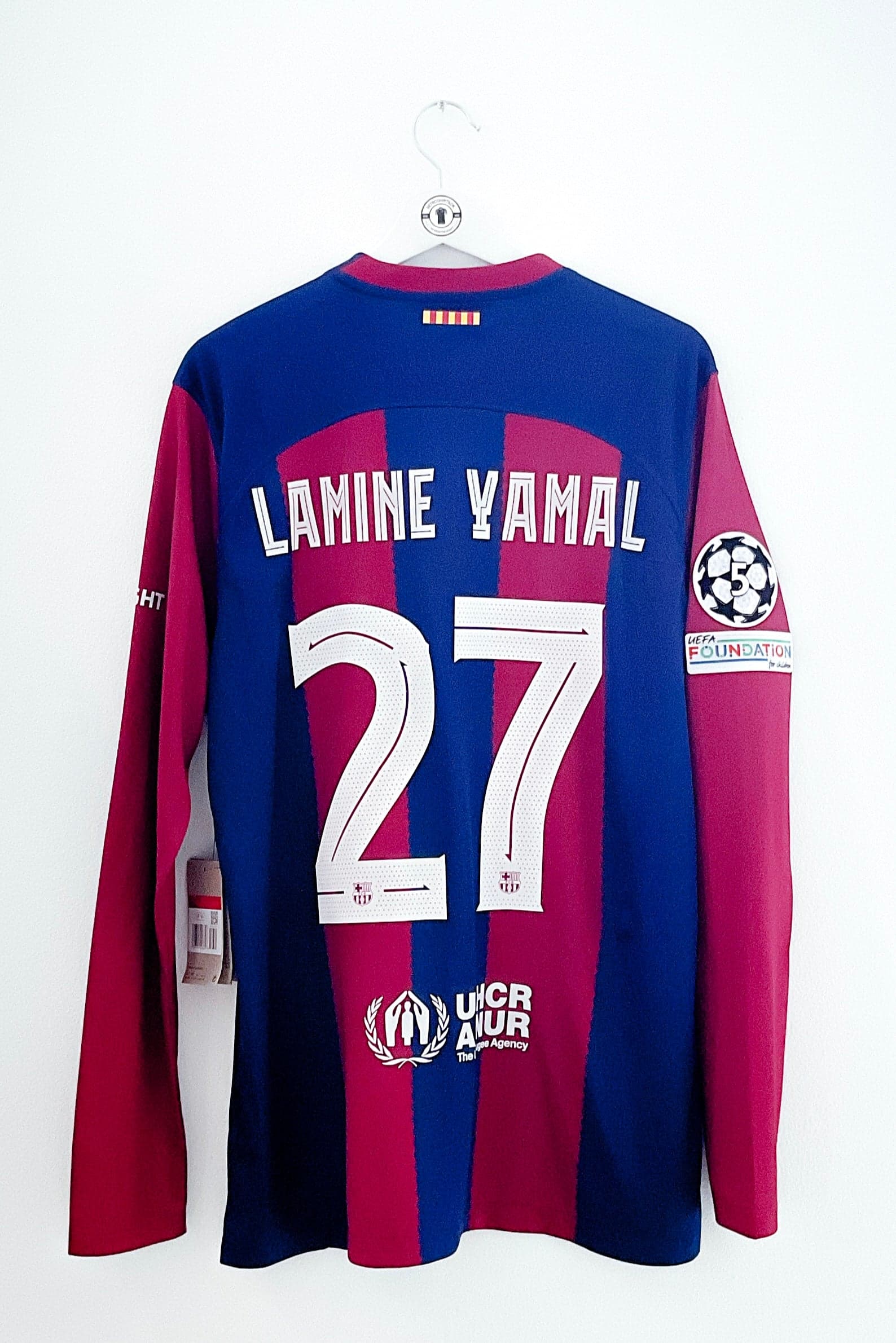 Barcelona 2023/2024 Hjemmebane Lamine Yamal 27 Large 10/10