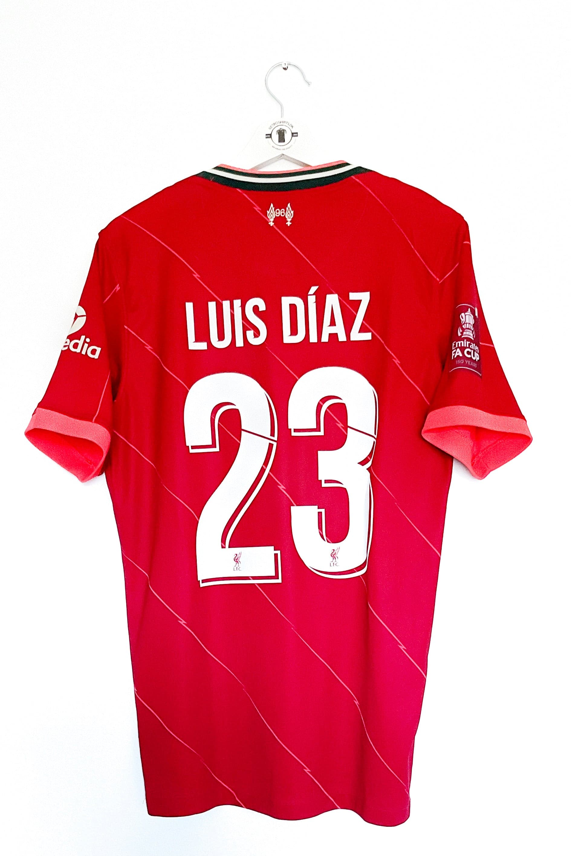 Liverpool 2021/2022 Hjemmebane Luis Diaz 23 Finaledetaljer