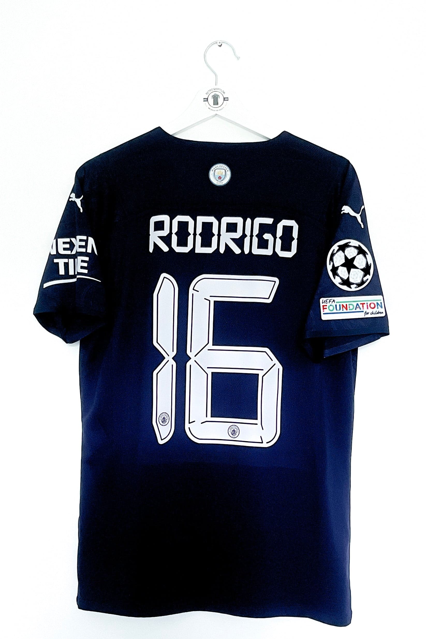 Manchester City 2021/2022 3.Trøje Rodri 16 Match issued